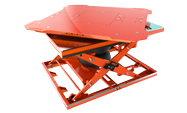 Lift table with turntable